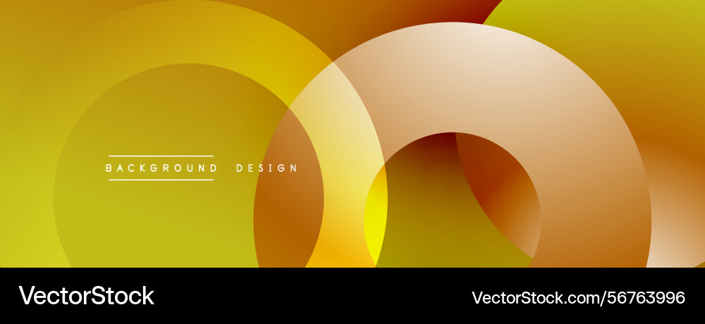 Abstract design features overlapping circles warm Abstract design features overlapping circles warm Vector Image