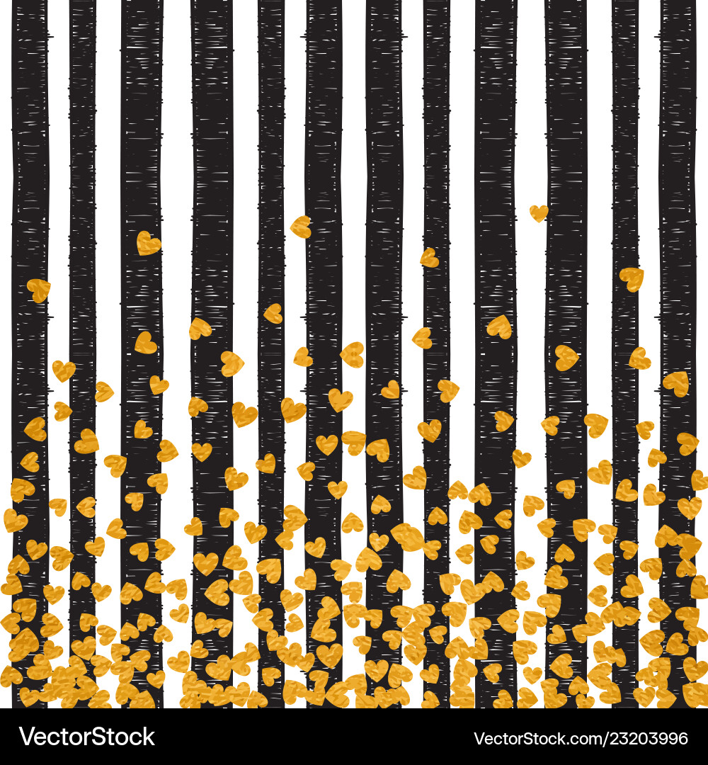 Background of random falling hearts Background of random falling hearts Vector Image