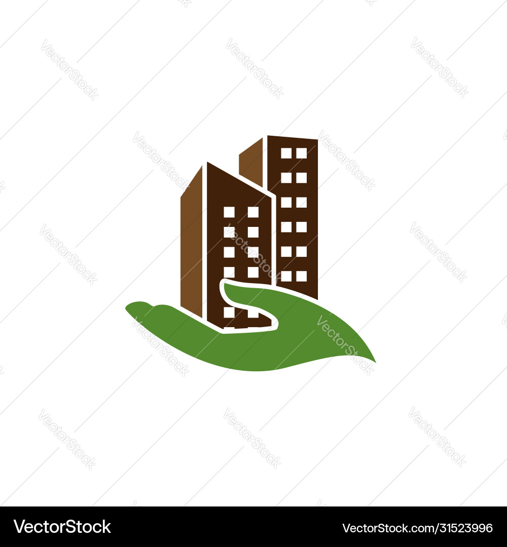 Building design template Building design template vector image