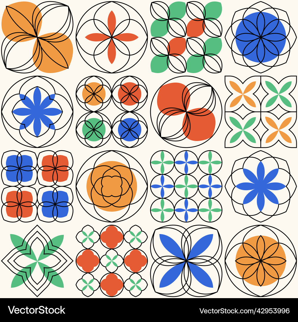 Bunte Kunst Hintergrund mit abstrakten geometrischen Bunte Kunst Hintergrund mit abstrakten geometrischen Vektorbild