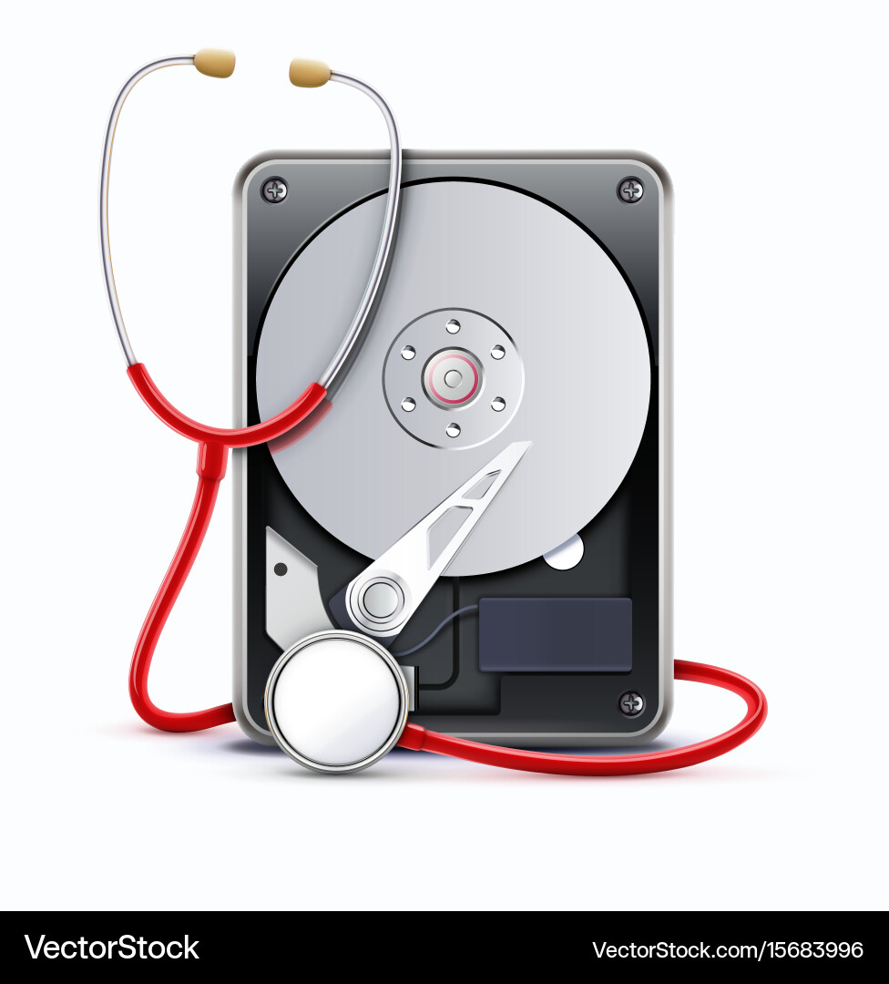 Data Recovery & Computer Health vector image