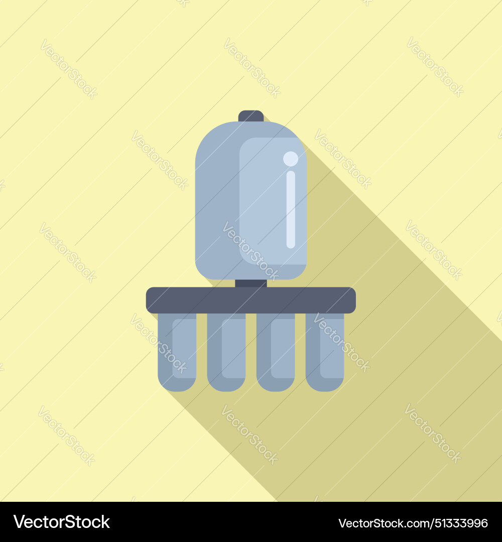 Flat design water dispenser Royalty Free Vector Image