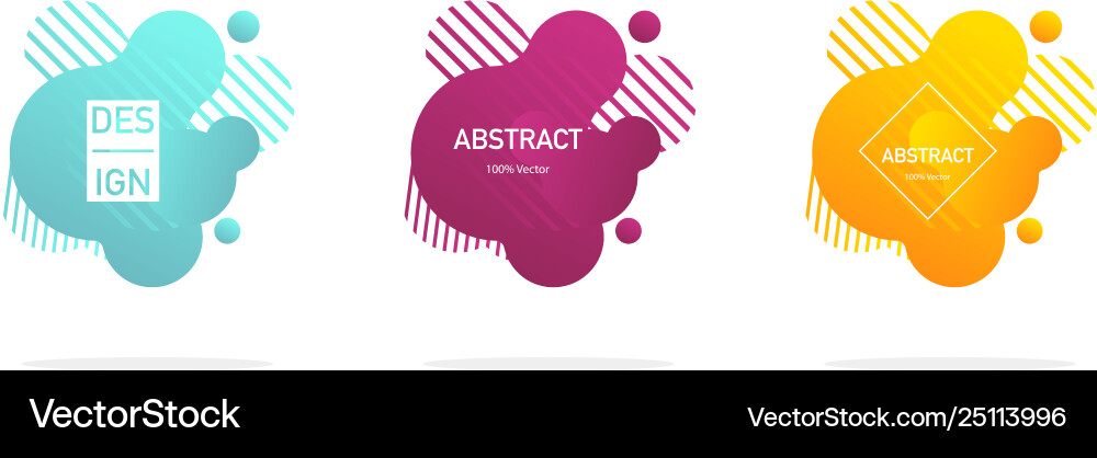 Fluid design abstract liquid shape isolated Fluid design abstract liquid shape isolated vector image