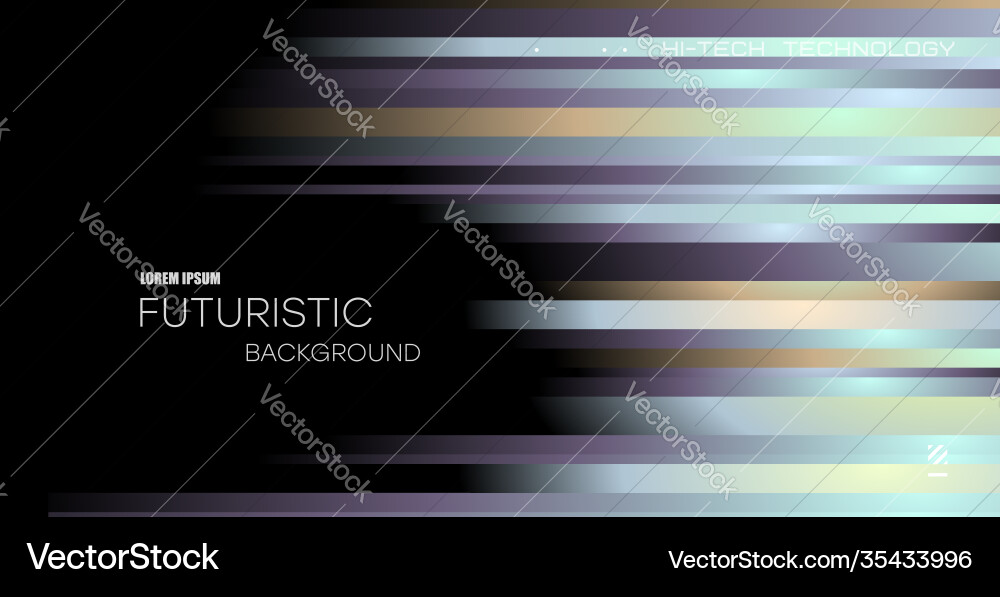 Glitch Horizontal Lines - Dynamic Motion vector image