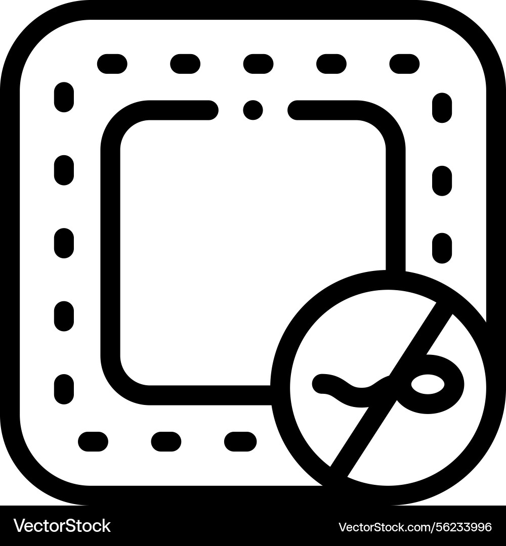 Patch-Symbol dünne lineare Design isoliert Patch-Symbol dünne lineare Design isoliert Vektorbild