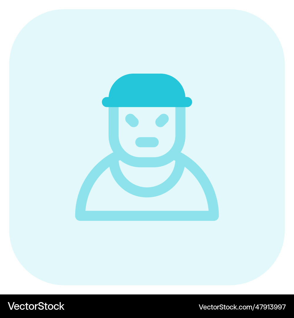 An individual with technical computer skill vector image