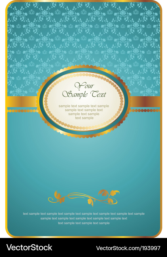 Decorative Frame Pattern vector image