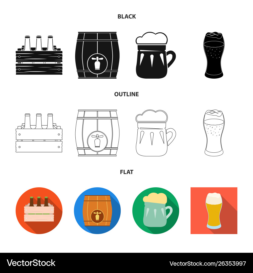 Design minimal and pint symbol set Vector Image
