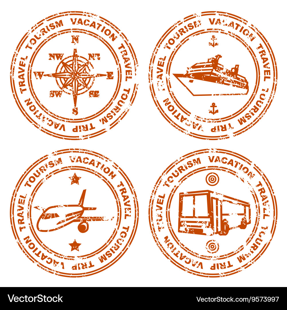 Different versions of the mark Vector Image