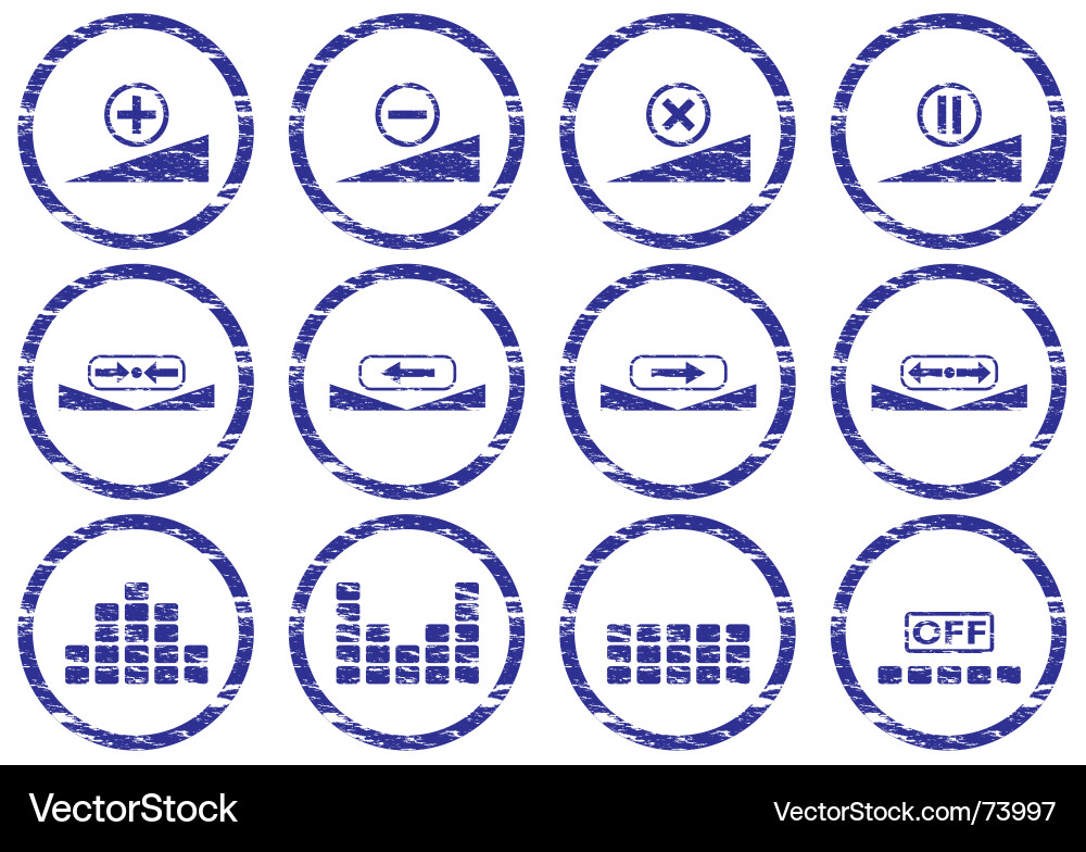 Gadget icon set Vector Image