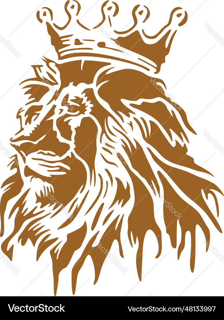 king-lion-face-printable-stencil-art-royalty-free-vector