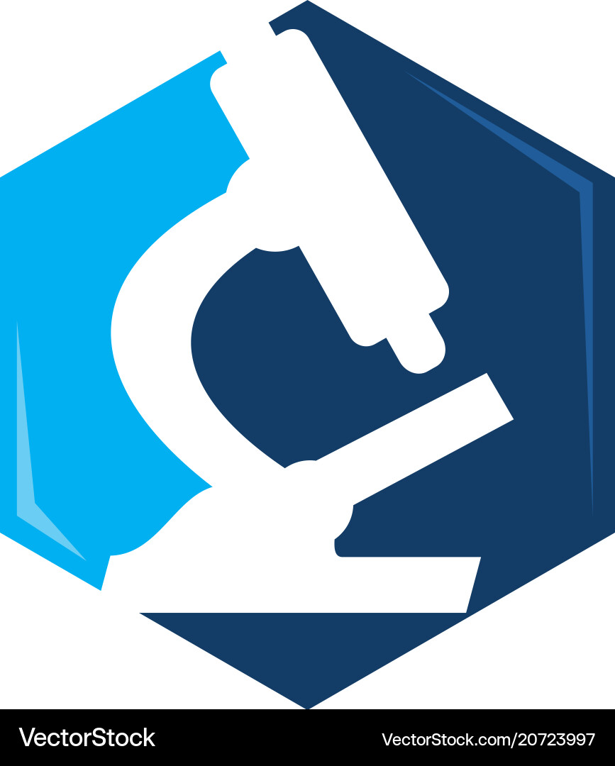 Microscope and flask Microscope and flask vector image