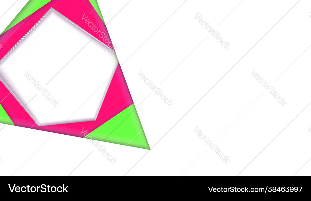 Multi layered abstract background simple colors vector image