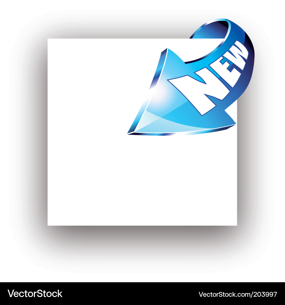 Promotional Pointer Vector Image