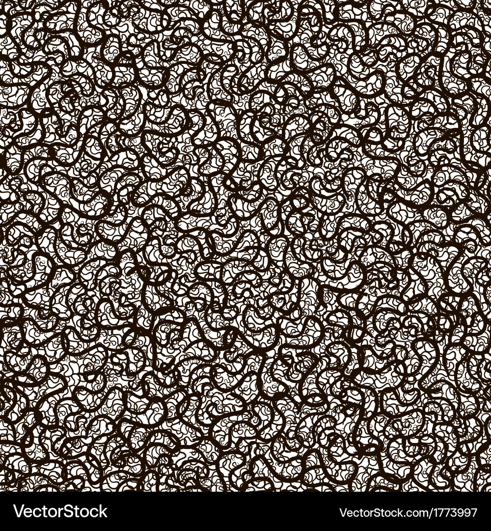 Seamless hand-drawn waves texture pattern Vector Image