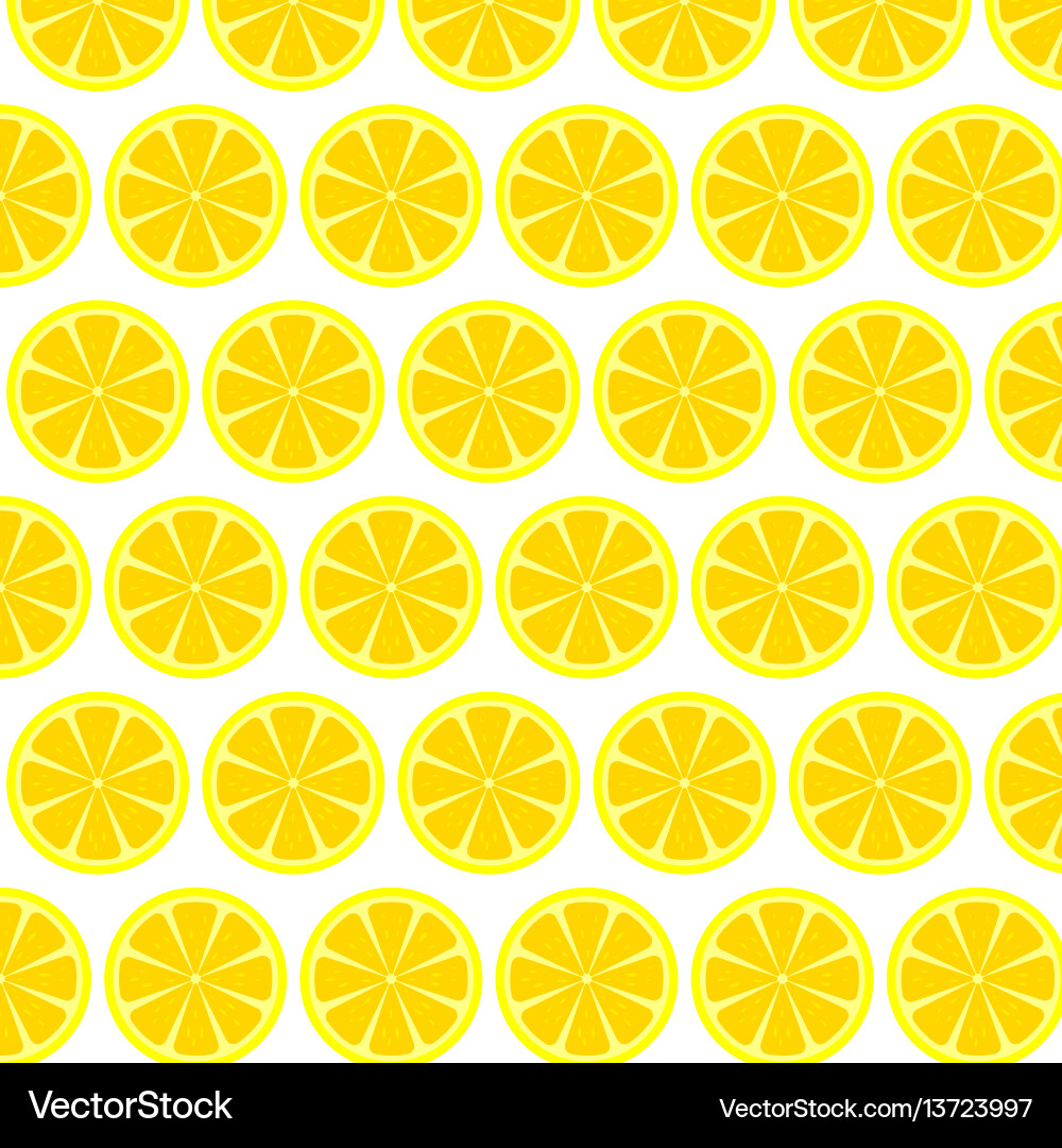 Seamless pattern with lemons Seamless pattern with lemons vector image