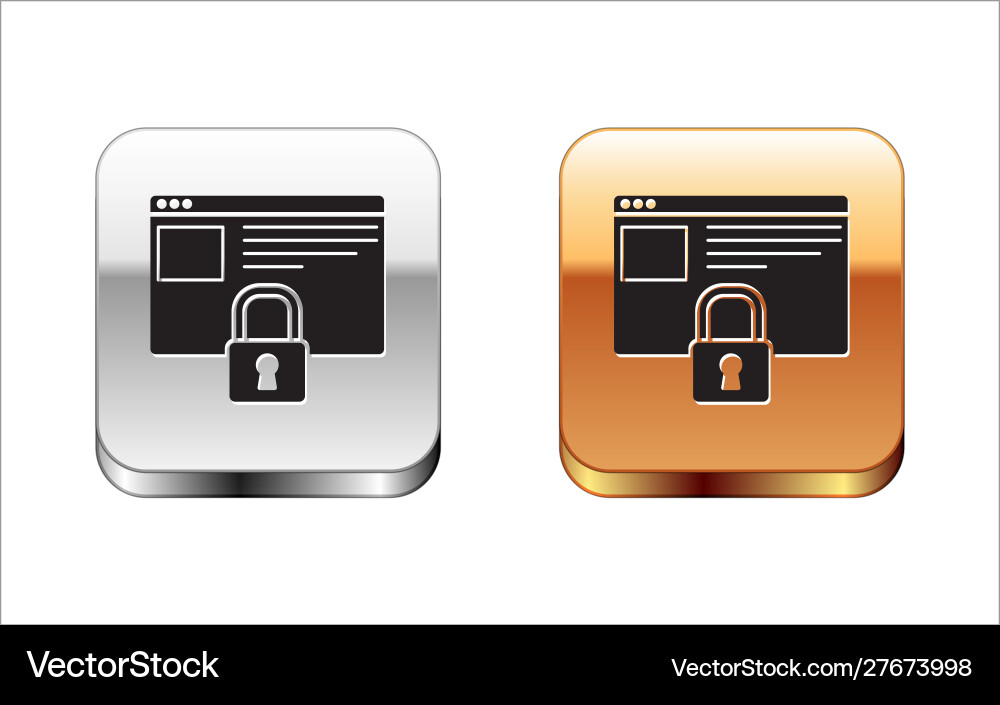 Black secure your site with https ssl icon Black secure your site with https ssl icon vector image