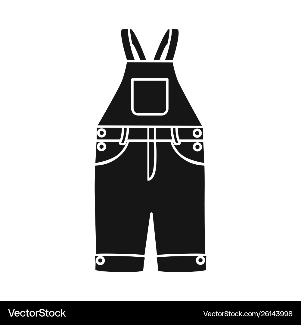 Isolated object romper and toddler sign set Vector Image