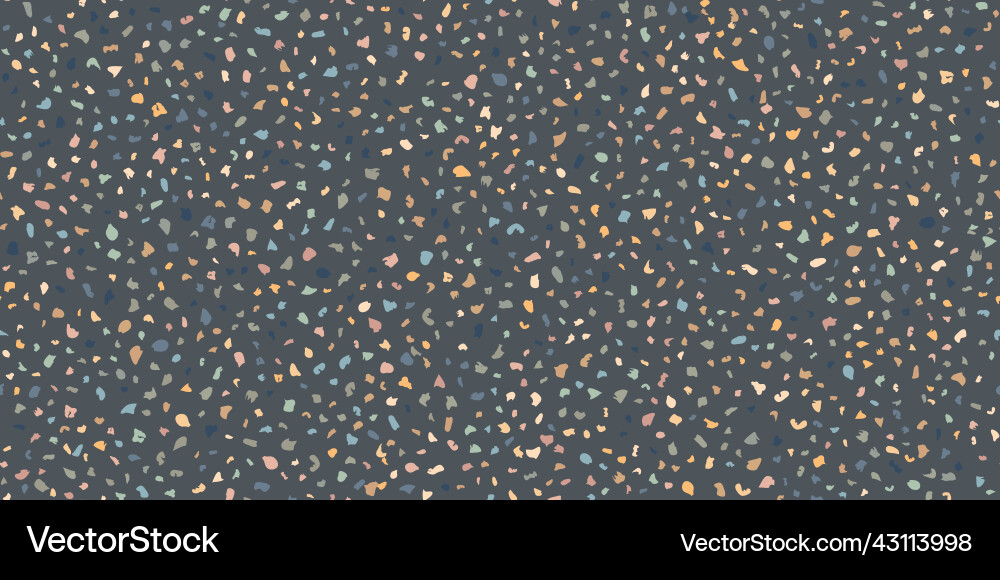 Marble floor pattern with terrazzo seamless Vector Image