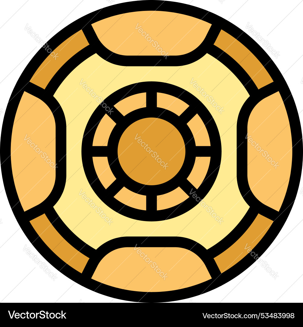 Round drone flying showing camera view from below Round drone flying showing camera view from below vector image