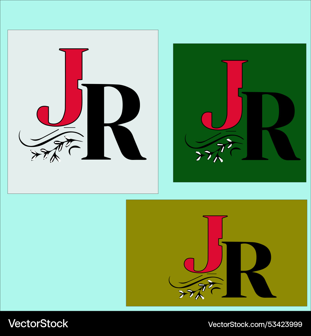 A logo with an attractive shape and color combinat Vector Image