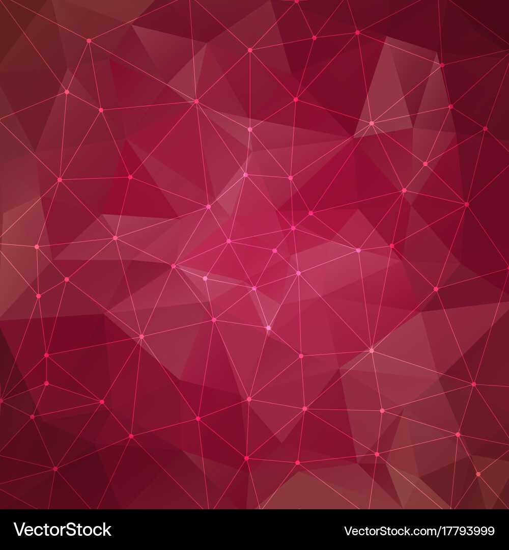 Abstract colorful background of triangles vector image