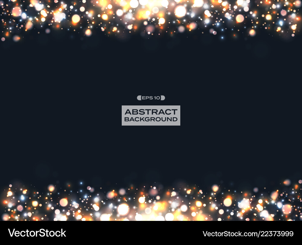Christmas Sparkle Bokeh Pattern vector image