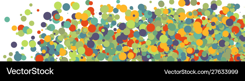 Colorful universe distribution computational vector image
