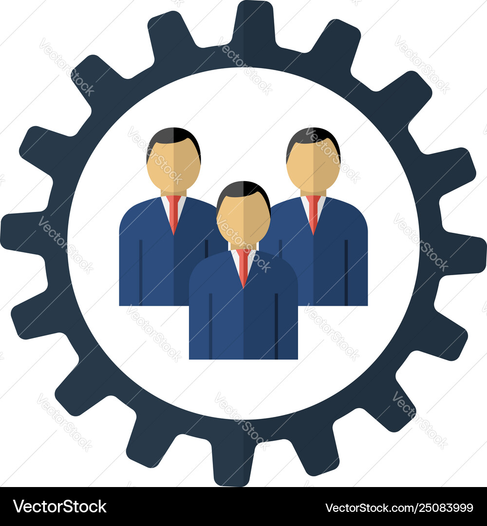 Teamwork icon Royalty Free Vector Image - VectorStock