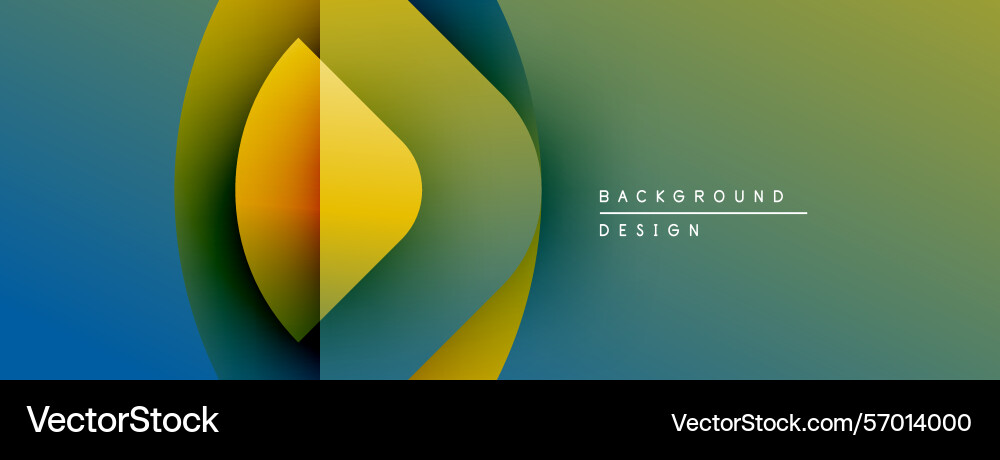 Abstract geometric design overlapping circles Abstract geometric design overlapping circles Vector Image