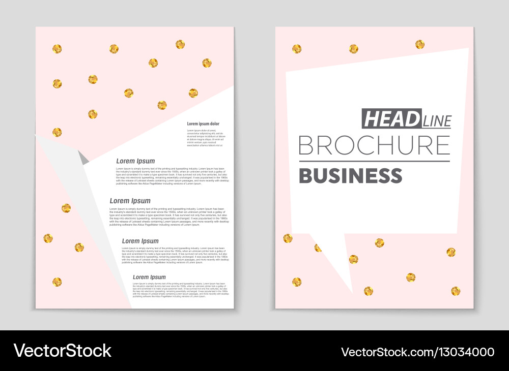 Abstract layout background set for art vector image