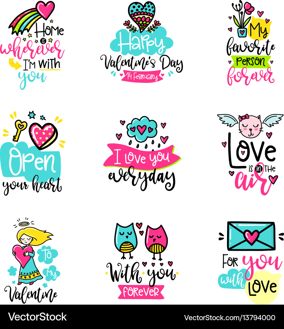 Calligraphy with decor elements Calligraphy with decor elements vector image