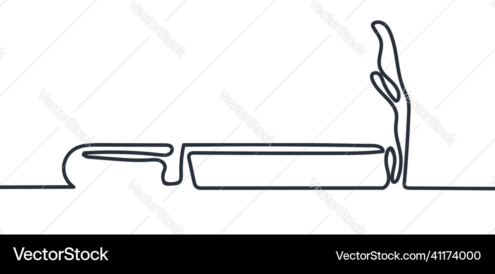 Continuous line cigarette isolate background Continuous line cigarette isolate background Vector Image