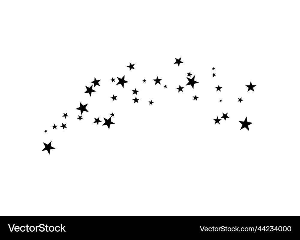 Fireworks star random source stream falling Fireworks star random source stream falling vector image