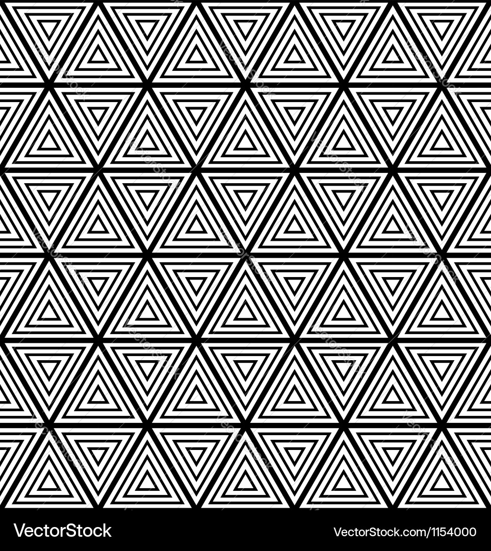 Geometric Triangular Pattern vector image
