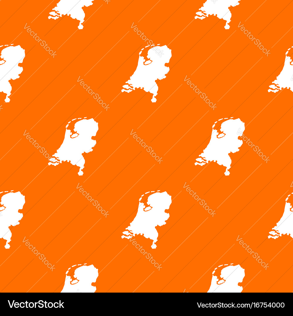 Holland map pattern seamless Vector Image