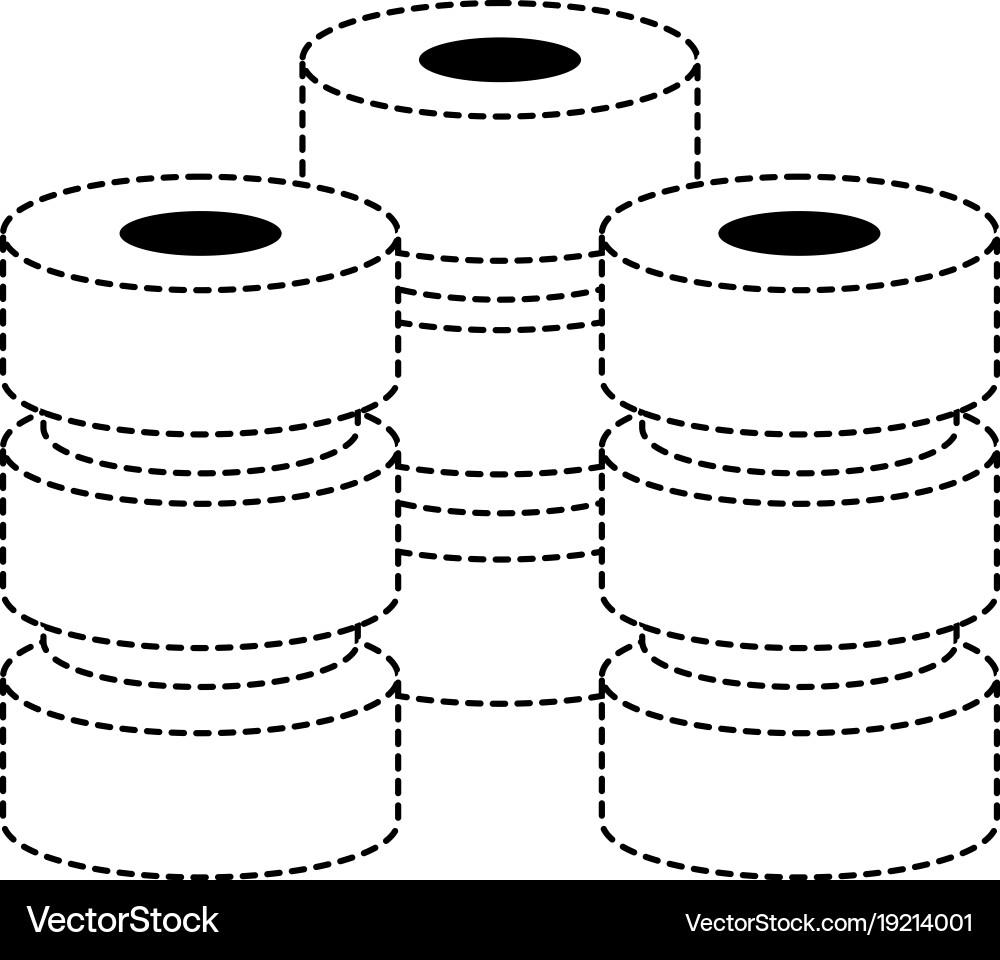 Database technology symbol Vector Image