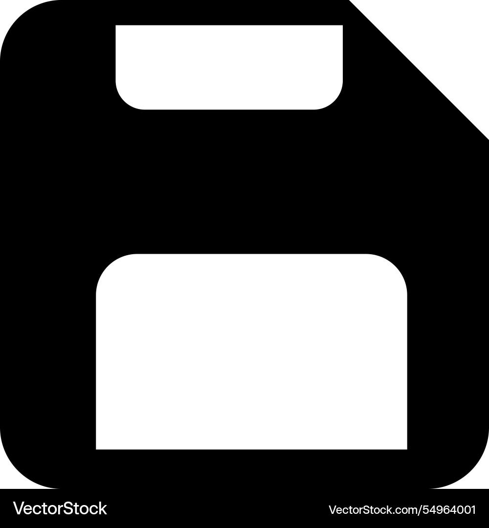 Save changes button Vector Image
