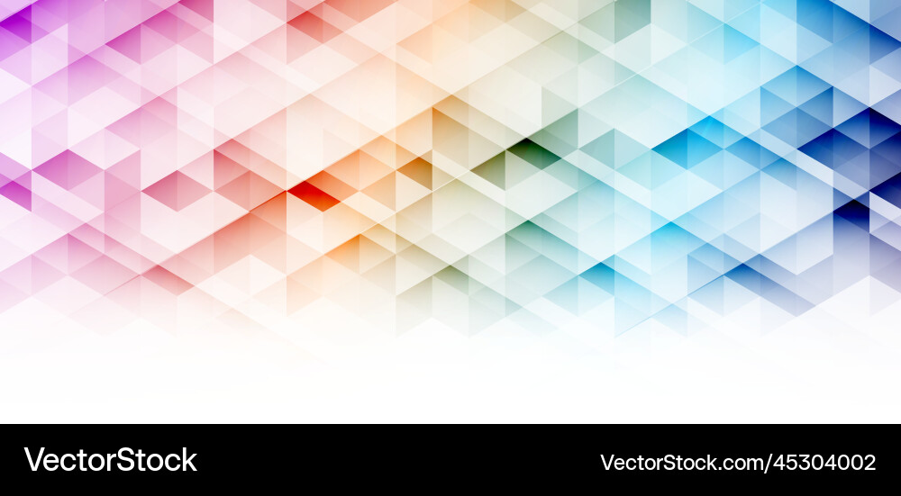Abstract banner web geometric colorful hexagon Abstract banner web geometric colorful hexagon vector image