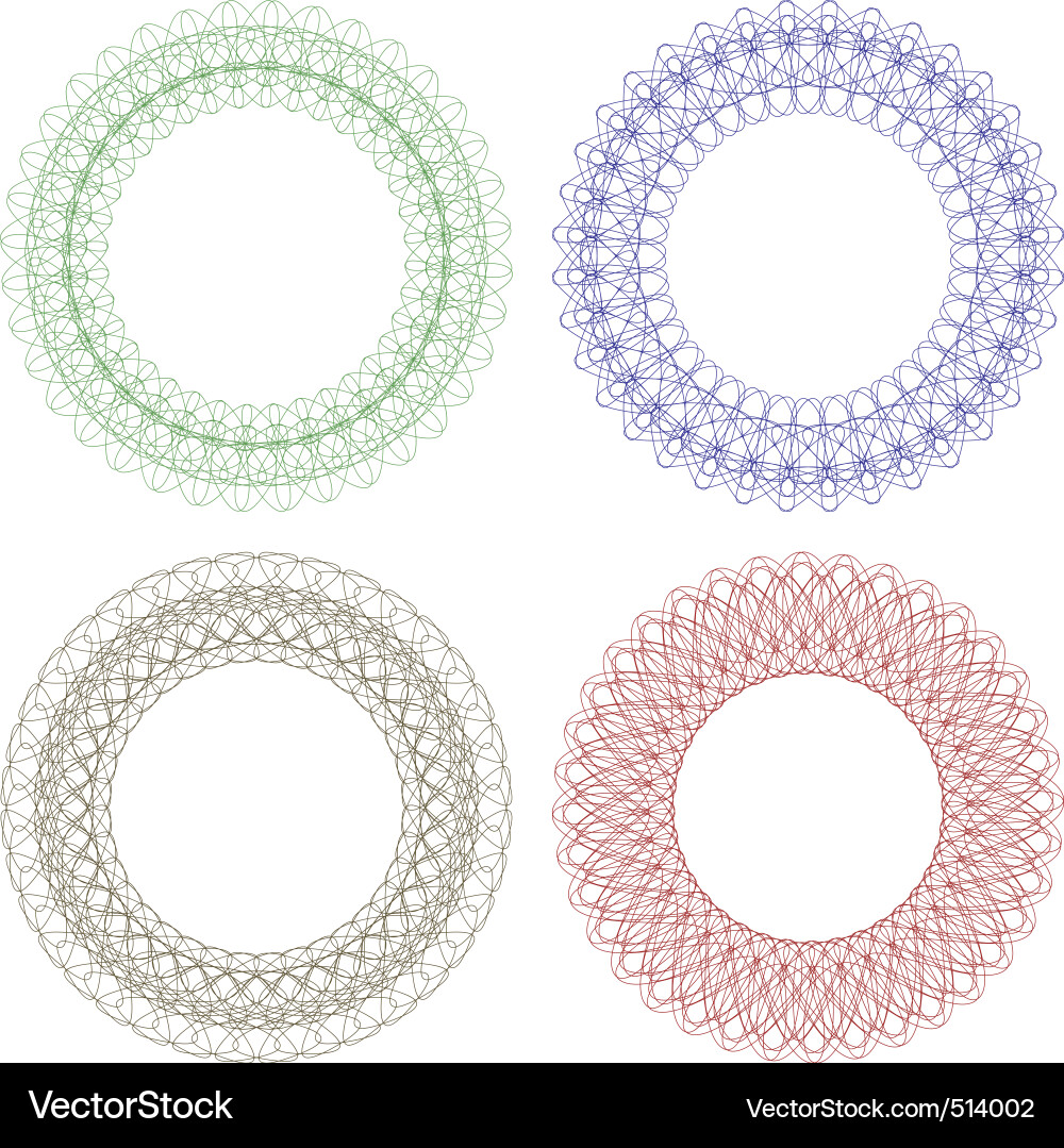 Set of frames vector image