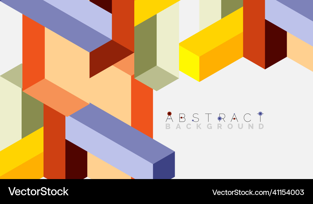 Abstract background 3d cubes cubic elements Abstract background 3d cubes cubic elements vector image