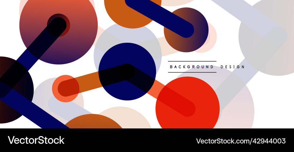 Abstract background round dots connected by lines Abstract background round dots connected by lines Vector Image
