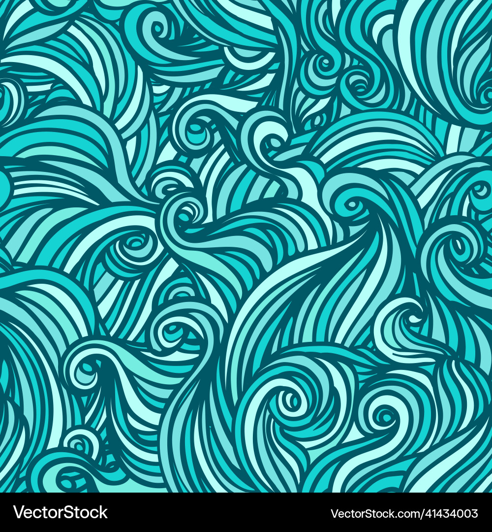 Abstract Wave Pattern Vector Image