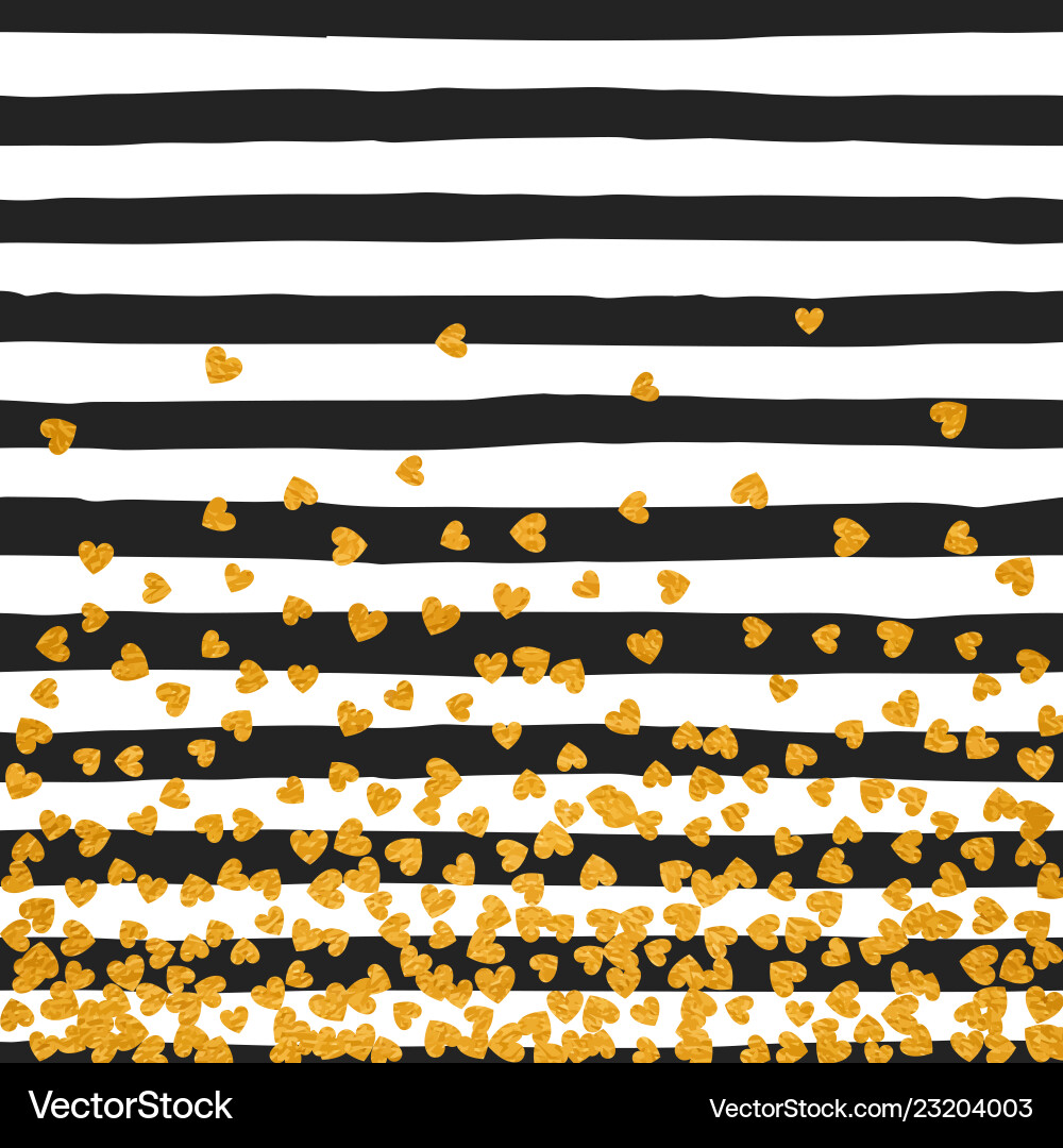 Background of random falling hearts Background of random falling hearts vector image