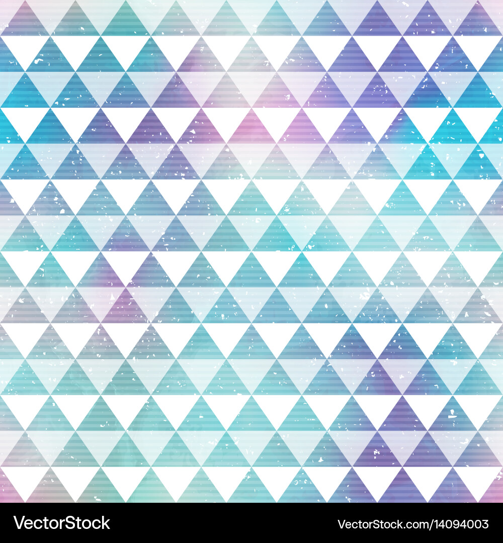 Bright triangles seamless pattern vector image