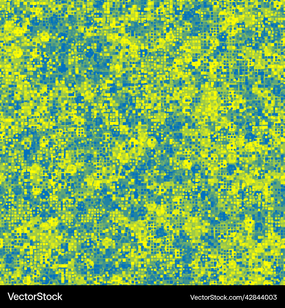 Camouflage seamless pattern with hexagonal endless Camouflage seamless pattern with hexagonal endless vector image