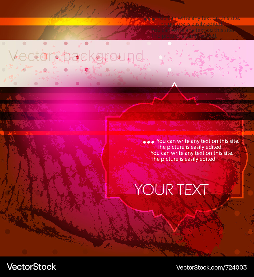 Elegant abstract background with space for text vector image