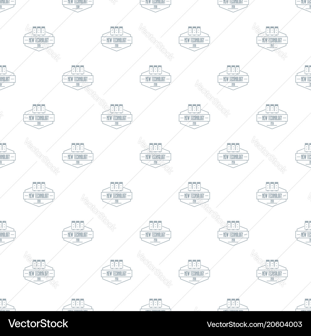 Microchip pattern seamless vector image