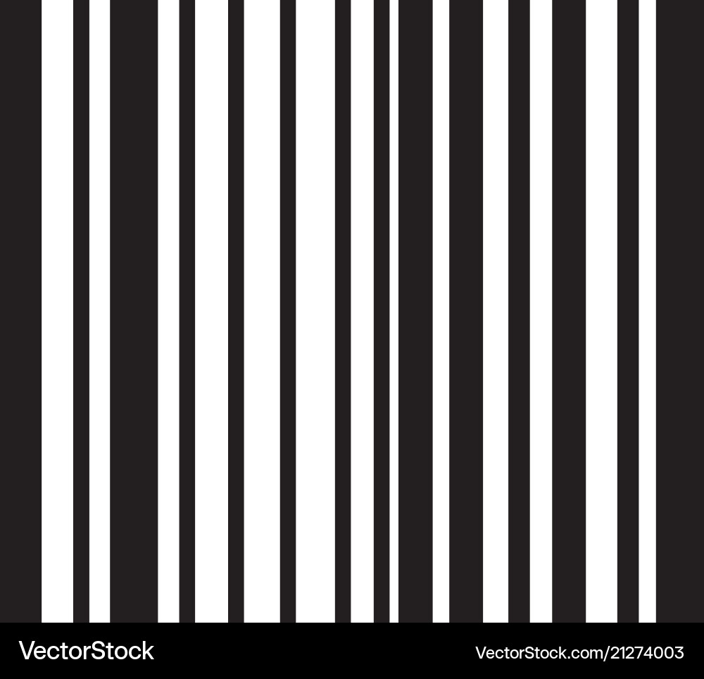 Realistic bar code icon a modern simple flat Realistic bar code icon a modern simple flat vector image