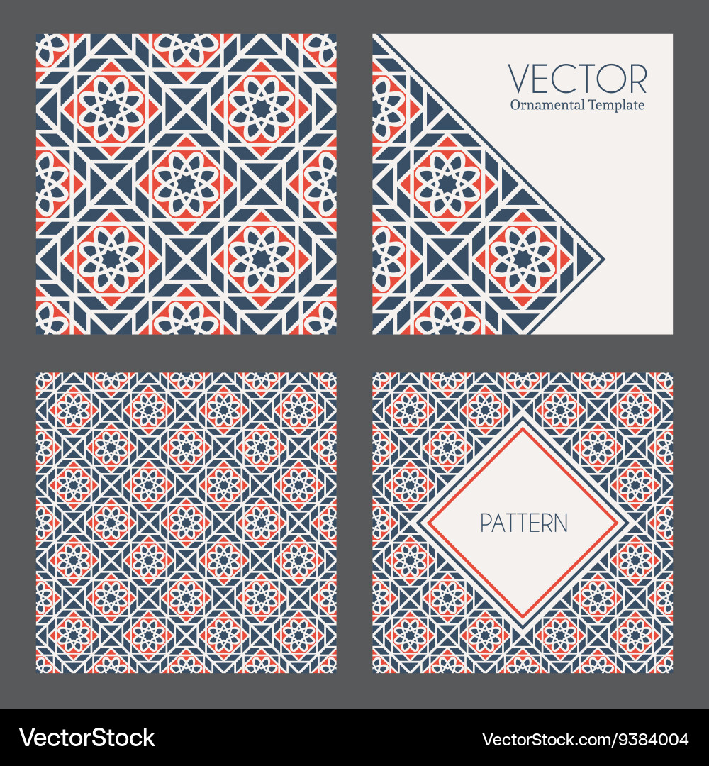 Geometric patterns Vector Image